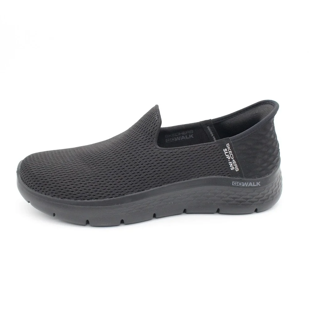 Skechers Slip Ins Go Walk Flex Relish Shoes Womens Size 10N Narrow Width Black - Picture 4 of 11
